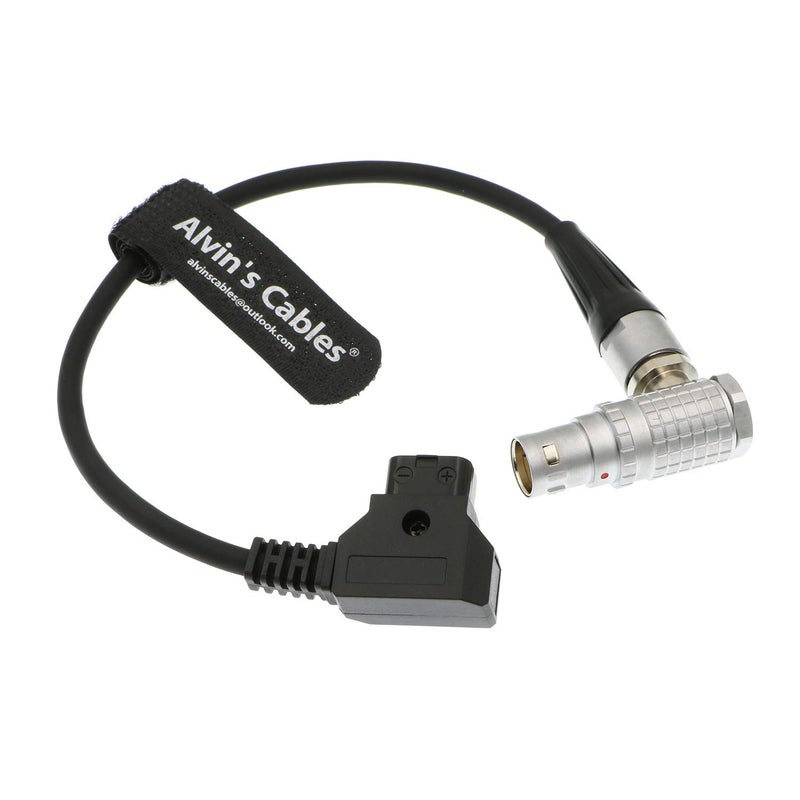 Alvin's Cables كابل الطاقة من ألفين لكاميرا ARRI Alexa Mini 8 بن أنثوي بزاوية صحيحة إلى كابل D-Tap ذكري - Image 2